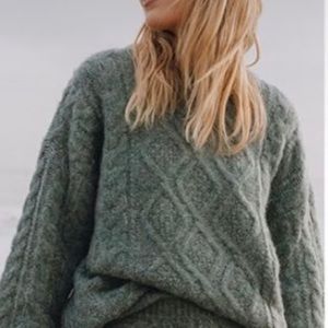 NWT Daily Drills Knit sweater in Frost